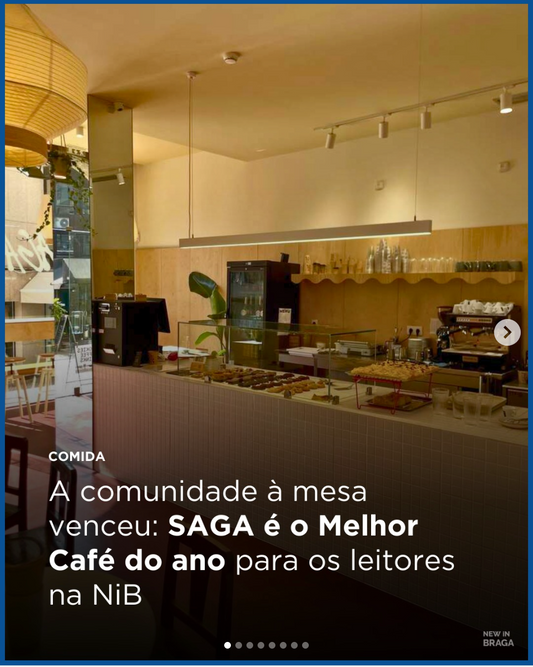 SAGA é eleita Melhor Café de Braga em 2025: a comunidade venceu à mesa