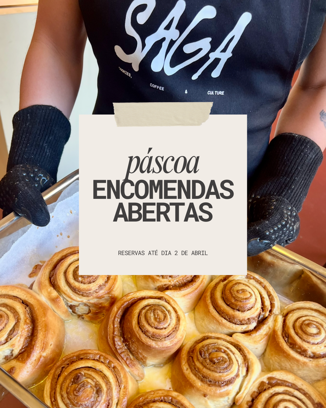 Encomendas de Páscoa na SAGA | Brownie Cream Cake, Cookies e Cheesecakes Artesanais